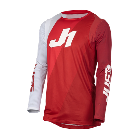 Maglia Cross Just1 J-Flex Shape Rosso-Bianco L