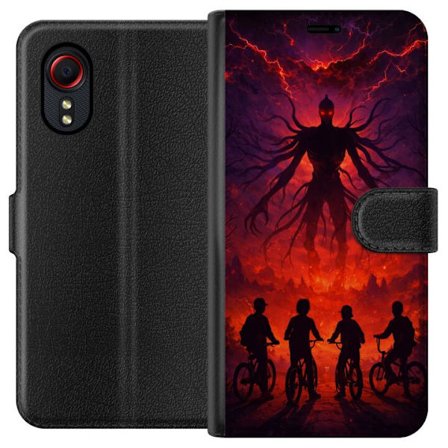 Yhteensopiva Lompakkokotelo Samsung Samsung Galaxy Xcover 5 Tumma fantasialan inspiroitu Stranger Things kanssa yliluonnollinen olento, salamointi ja