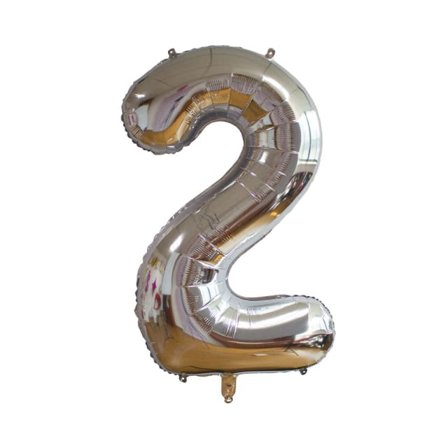 Design House 95 Folieballong silver - 2 Partytillbehör Unisex 86