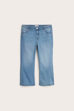 Kappahl | Cropped flare jeans high waist Vaalea denim 48 | Vaalea denim