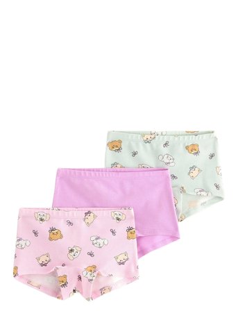 Lindex Boxer 3 Pack Cat With Bow - Multi/patterned - 98/104
