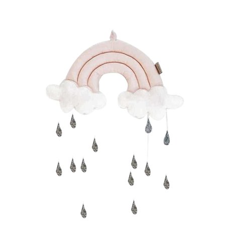Regnbue Sky Dekorasjon Babyrom Vegg Henger Barntelt Leke Fotorekvisitter