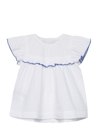 Abril Bluse Tunika Hvit Mango*Betinget Tilbud