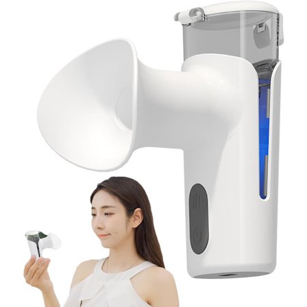 ING Øjenmistforstøver Manuel Øjendampmaskine med 3 Temperaturniveauer 15μm Vandpartikler USB-opladning til Hud- og Øjenhydrering og Personlig Pleje