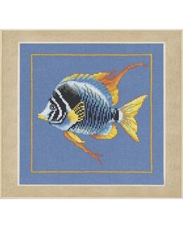 Broderikit Tavla Zebra Fisk - Lanarte