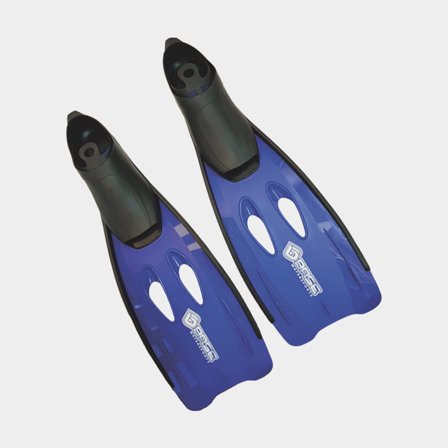 Palmes BASE, bleu, taille 44 - 45 + sac de rangement