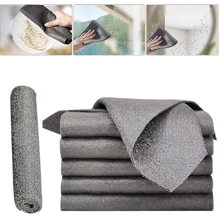 Paksuuntunut Magic Cleaning Cloth, Mikrokuitu Lasinpuhdistusliinat, Uudelleenkäytettävät Puhdistusliinat