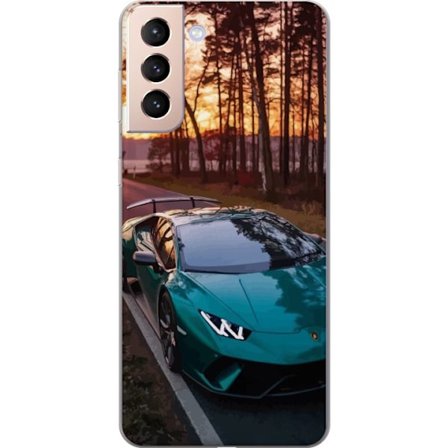Kompatibel Mobilcover til Samsung Galaxy S21 Sportsvogn Lamborghini Racing Supercar