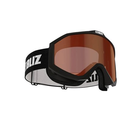 Bliz Liner JR Contrast - Orange single lens Black i Sort