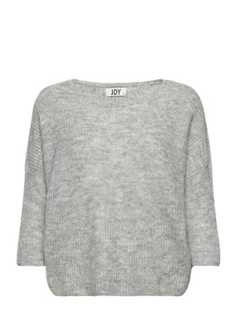 Jdyinger 3/4 O-Neck Pullover Knt Lo Grey Jacqueline De Yong