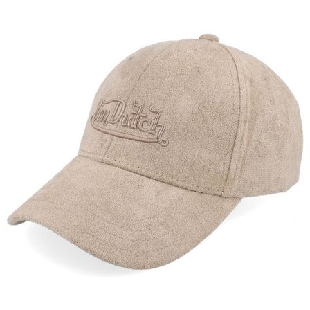 Von Dutch - Beige adjustable Keps - Embroidery Baseball Cap Beige Adjustable @ Hatstore