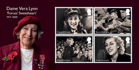 England - Tapperhed og sejr: Dame Vera Lynn - Postfrisk miniark