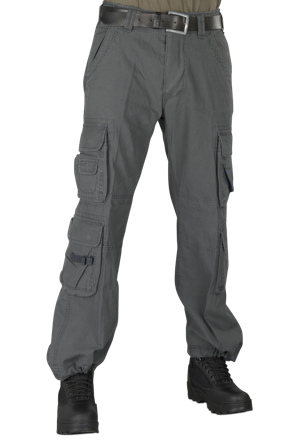 Brandit Pure Vintage Trousers Anthracite S