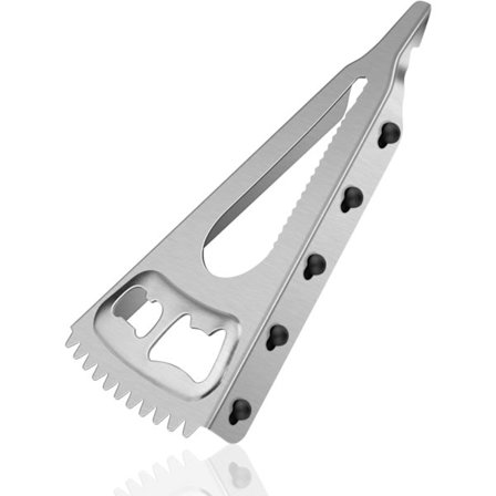 Flasköppnare, 6 i 1 manuell burköppnare, med halkfri silikon B