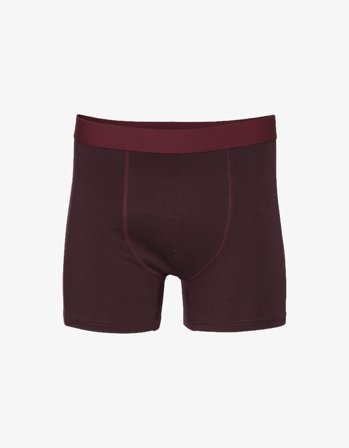Classic Organic Boxer Briefs - Oxblood Red - S