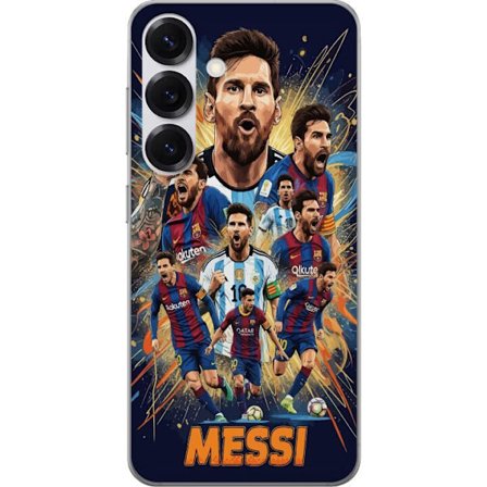 Yhteensopiva Puhelinkuori Samsung Samsung Galaxy S25 Lionel Messi juliste Barcelona Argentiina jalkapallo legenda numero 10 MM GET jalkapalloilija tai