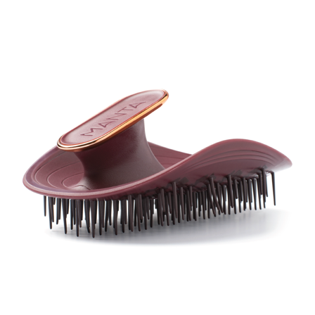 MANTA Original Hårbørste, Burgunder, 1 stk.