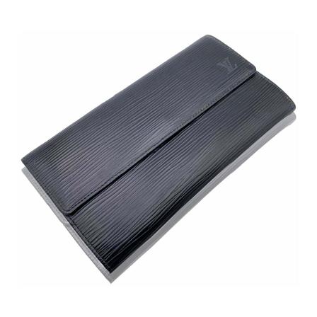 Louis Vuitton Vintage, Pre-owned Wallets Cardholders Zwart, Dames, Maat:ONE Size,leather