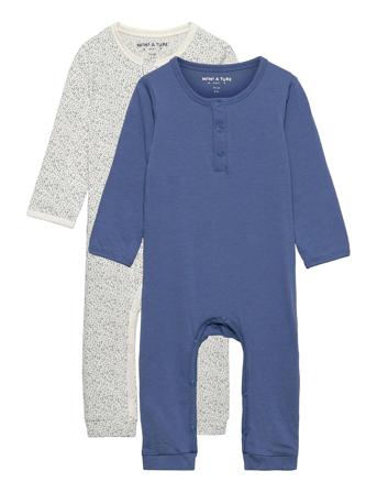 Yao Romper Gots 2 Pack, B Blue Mini A Ture