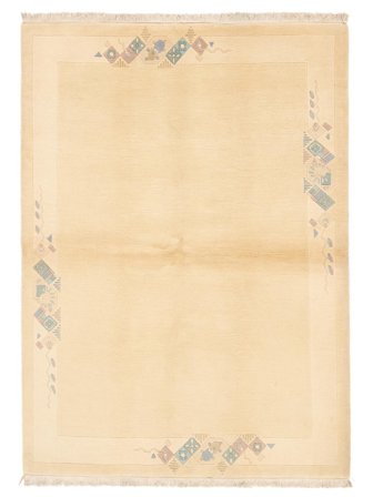Nepal Original Tæppe 174X239 Beige Uld, Nepal/Tibet