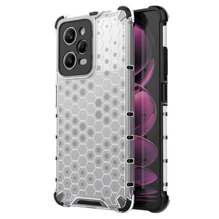 Bofink Honeycomb Xiaomi Redmi Note 12 Pro skal - Silver/Grå