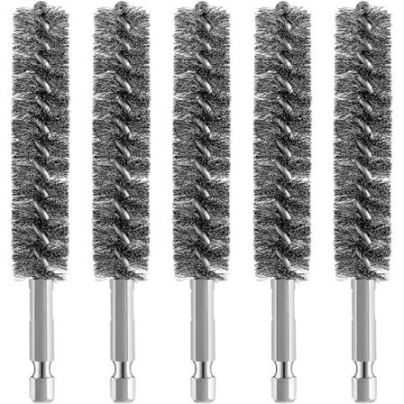 5 stk Bore Børste Børster Trådbørste Skrabebørster