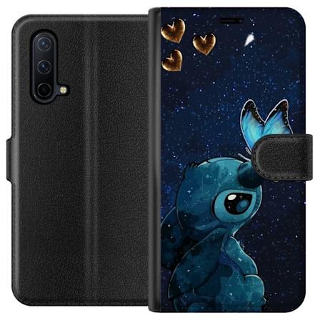 OnePlus Nord CE 5G Lompakkokotelo Stitch perhonen