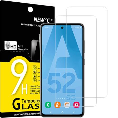 N yt nsuoja Samsung Galaxy A52/A52 5G/A52S 5G karkaistu lasi 2 kpl