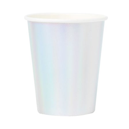 Design House 95 Pappersmuggar silverfolie Partytillbehör Unisex Silver ONESIZE