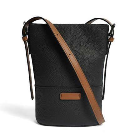 Axelväska för damer i äkta läder för telefon, plånbok och mer