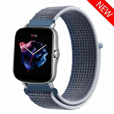 20mm 22mm Klockarmband För Amazfit Gts/2/2e/3/4/mini Gtr 4/2/3/pro 47mm Stratos 3 Nylonarmband Pulseira Correa Amazfit Bip Armband