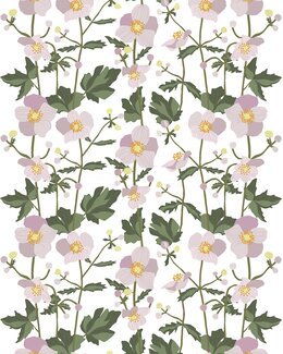 Metervara Anemon Rosa