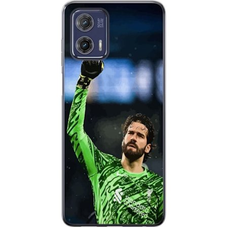 Kompatibelt Mobildeksel til Motorola Moto G73 Alisson Liverpool Brasil eneste keeper på listen fotball keeper rask reflekser stabil sikker leder og vi