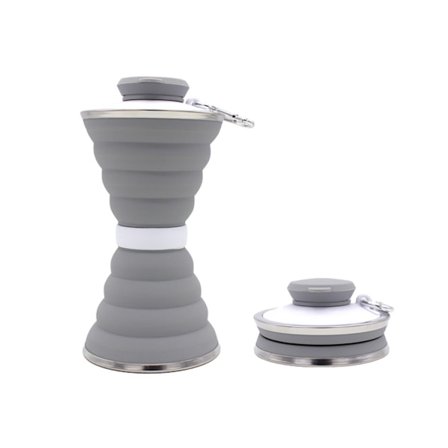 Bærbar Gym Sports Løping Sammenleggbar Sammenleggbar 500mL Myk Kettl