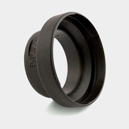 Redukce k výdechu Eberspächer, 100 - 90 mm, plast, černá