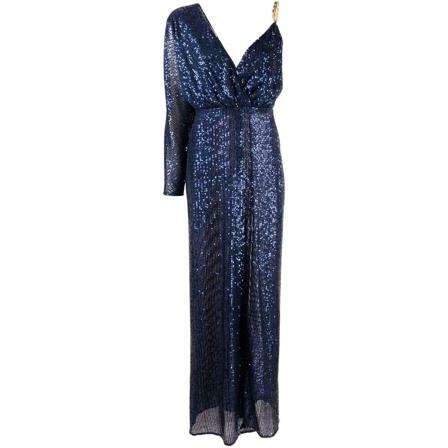 Elisabetta Franchi Maxi Kjole Blå, Dame