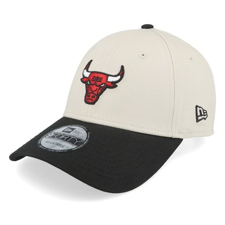 New Era - NBA Zwart adjustable Cap - Chicago Bulls Colour Block 9FORTY Stone/Black Adjustable @ Hatstore