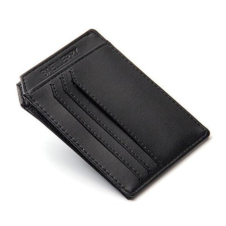 Smal kortholder med åpen midtlomme "George"