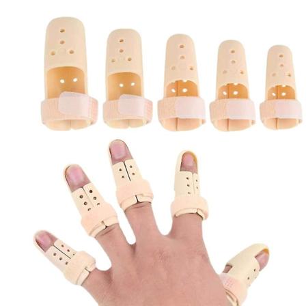Justerbar fingerskinne fingerbeskytter leddskade smertelindringsverktøy for sport Size 1