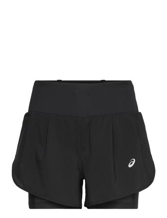 Road 2-N-1 3.5In Short Sport Shorts Sport Shorts Black Asics