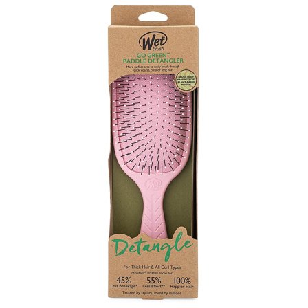 WetBrush Go Green Biodegradeable Paddle Detangler, Hår, Hårbørster, Detangling Børster
