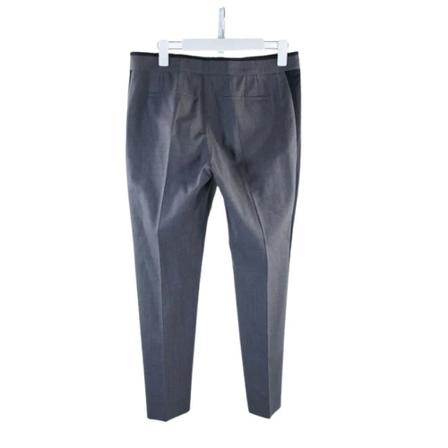 Prada Vintage, Pre-owned Wool bottoms Grijs, Dames, Maat:L,wol