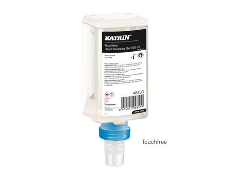 KATRIN Handdesinfektion Touchfree 500ml - Lyreco - Städ och hygien - Desinfektionsmedel - Systemhanddesinfektion