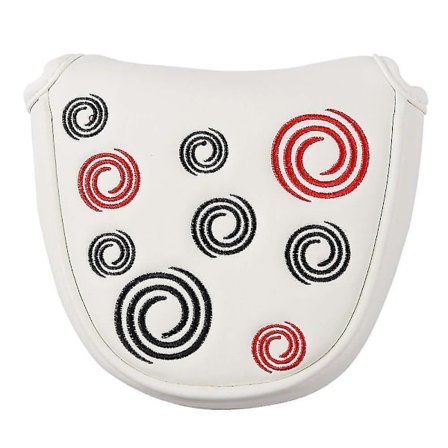 Golf Head Cover Golf Mallet Putter Beskyttelse Læder Head Cover Magnetisk Lukning