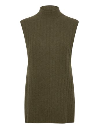 Etay Long Vest 12759 Vests Knitted Vests Grøn Samsøe Samsøe