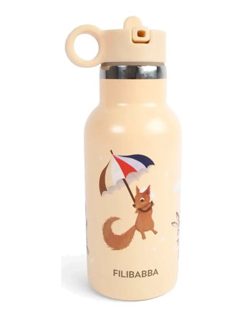 Filibabba Stainless Steel Water Bottle - Star Catchers - Cream - ONE SIZE