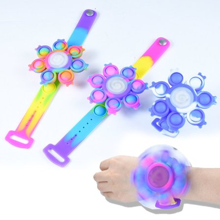 2 kpl Pop-it Sateenkaari ranneke