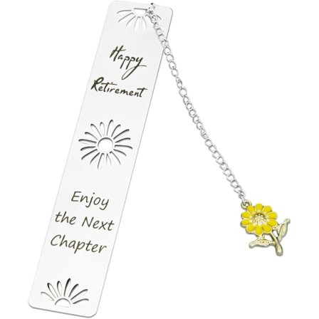 Grattis till pensionen Presenter för kvinnor och män, Metallbokmärken Personliga presenter för kvinnor, Personligt bokmärke Kollega Pensionsbokmärke 