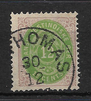 Dansk Vestindien 1876 - AFA 12 - Stemplet