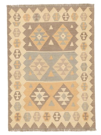 Light Nomad Kilim Rug Hand Woven 121X170 Orange/Brown Persia